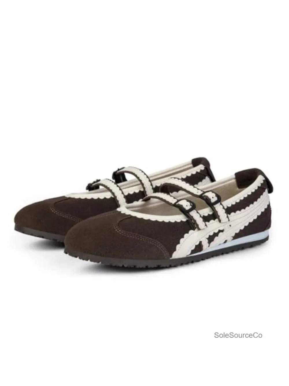 Women's Ballet Sneakers Mary Jane Flats Slip On Elastic Straps Memory Foam